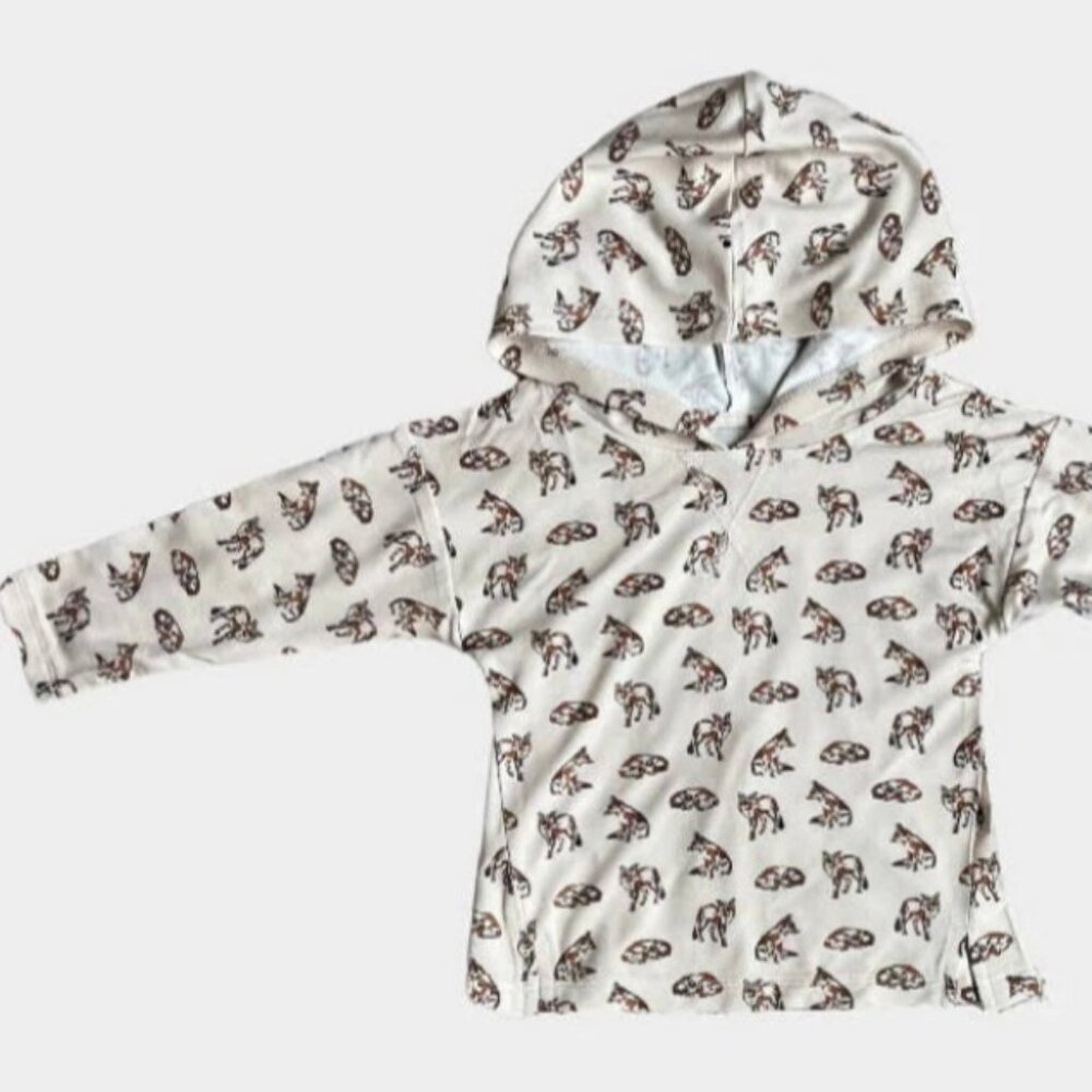 Baby Sprouts Jersey Hoodie - Fox